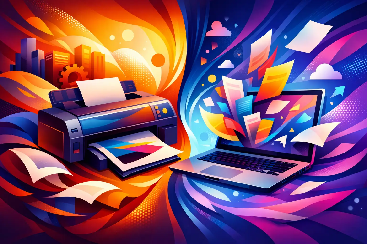 Local Printer Versus Online Printing for Business